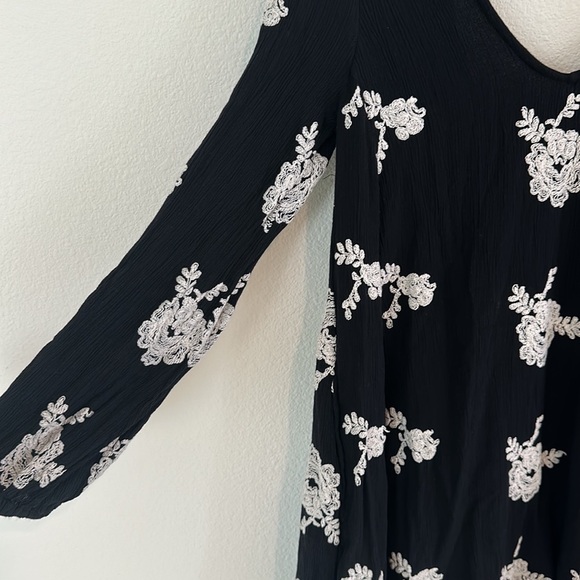 Free People Austin Mini Dress in Black - Picture 6 of 11